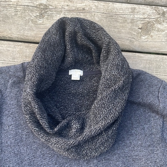 J. CREW Funnelneck Sweatshirt In Charcoal Grey - Picture 5 of 11